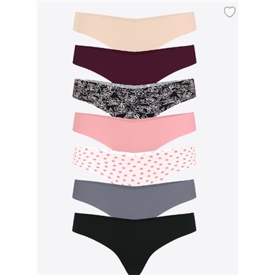 Victoria's Secret 7-Pack No-Show Thong Panties