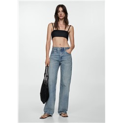 Jeans rectos tiro medio