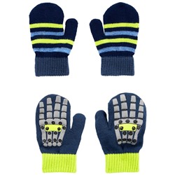 OshKosh | Toddler 2-Pack Gripper Mittens