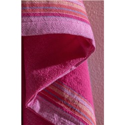 Valeon %100 Pamuk Double Face Peştamal - Koyu Pembe