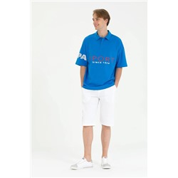 Erkek Beyaz Örme Şort