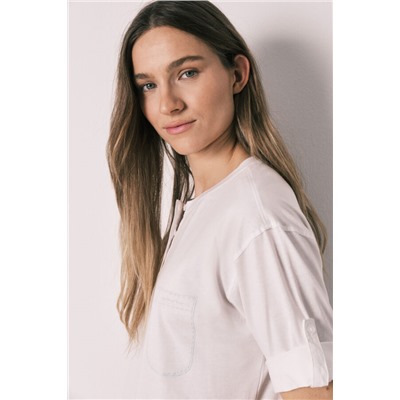 Pijama manga corta algodón pantalón rayas verde