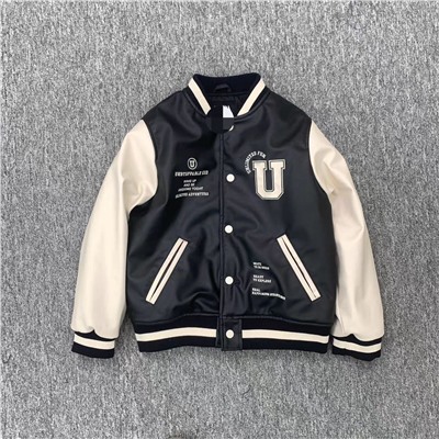 Детская кожаная куртка-бомбер  💕ЗАР*А