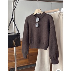 Женский пуловер из смесовой шерсти  МАНГ*О