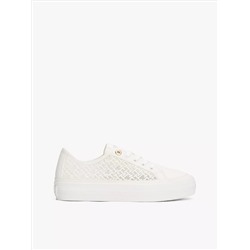 Embroidered TH Monogram Mesh Sneaker  Women