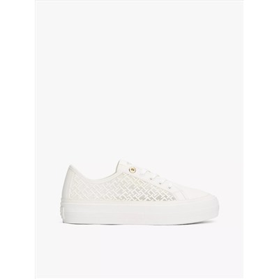 Embroidered TH Monogram Mesh Sneaker  Women