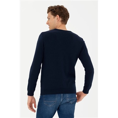 Erkek Lacivert Kazak