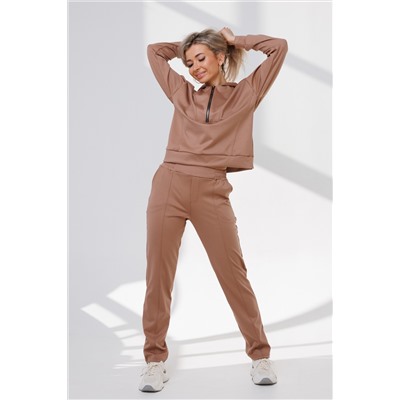 Костюм спортивный без начеса на молнии 43065