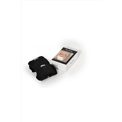 Pierre Cardin 425 Siyah Pamuk Penye 2'li Boxer