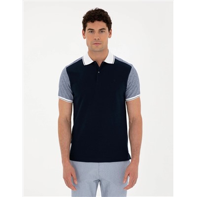 Lacivert Slim Fit Tişört