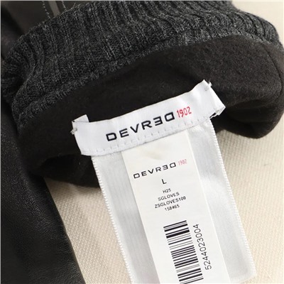 Мужские теплые кожаные перчатки Devre*d, экспорт