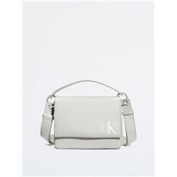 Sculpted Monogram Top Handle Shoulder Bag