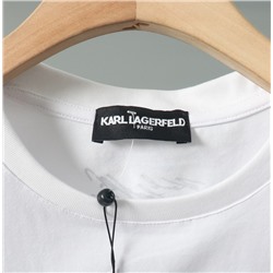 Повседневная хлопковая футболка KARL LAGERFEL*D ОРИГИНАЛ!