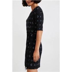 Vestido corto plisado