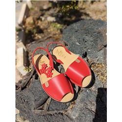 Ab.Zapatos 320 · Rojo+Pendientes flores PA3768 Rojo