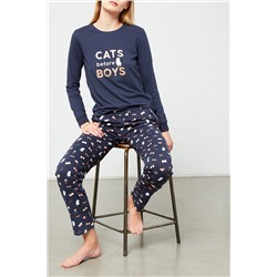 Футболка Sandy Темно- синяя