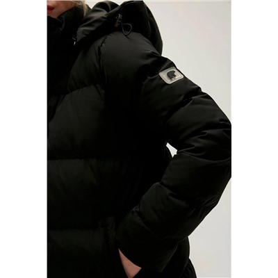 Bad Bear Nikita Puffer Siyah Kapüşonlu Kadın Mont