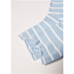 Kurze Socken mit Streifenmuster
