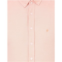 Turuncu Slim Fit Oxford Gömlek