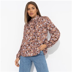 Блуза с драпировкой, Драма в деталях (фундук)