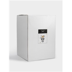 Снежный фонарь, 18 см, с подсветкой, пластик, золотистый, Лошадь в шаре, Horse