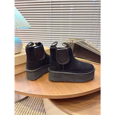 Зимние ботинки на толстой подошве  УГ*Г