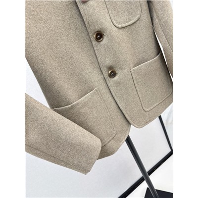 Новейшая модель пиджака с воротником-стойкой для ранней осени и весны (2 цвета) ЛОРО ПИАН*О