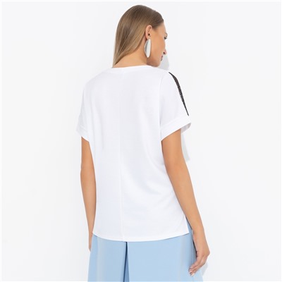 Футболка комбинированная, Всегда нарядна (extra)