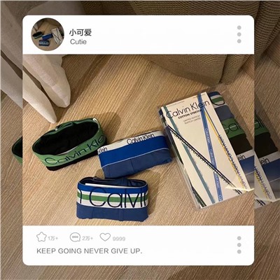 Мужские трусы боксеры   Calvi*n Klei*n  Набор из 3 шт