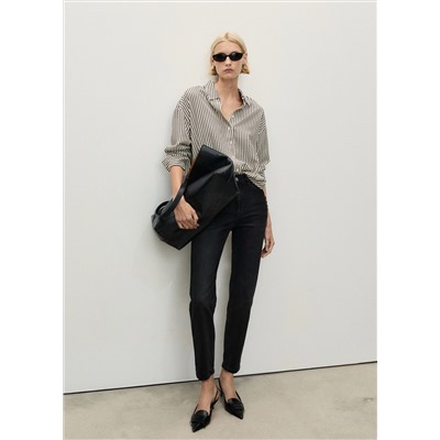 Jeans Newmom confort tiro alto