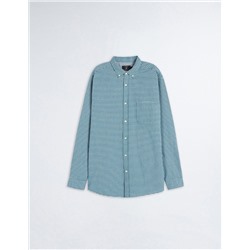 Plaid Oxford Shirt, Men, Green