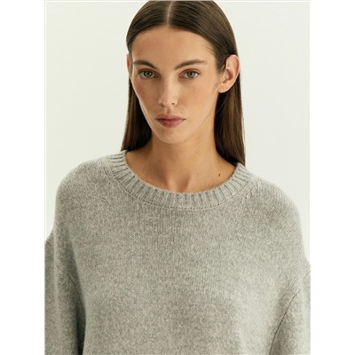 Джемпер из вискозного трикотажа с добавлением шерсти, B3234/hermetis