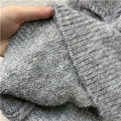 Женский свободный свитер с объёмным плетение  ЛОЕВ*Е 💛