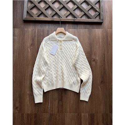 Женский трикотажный свитер с отложным воротником  Hacket*t Londo*n