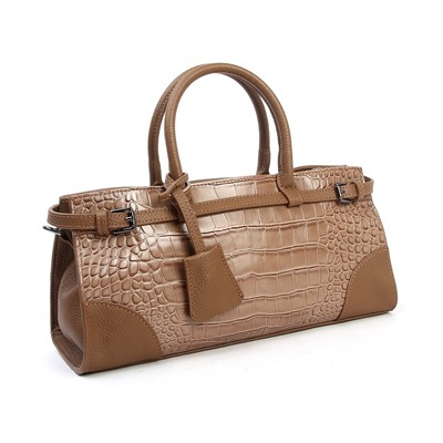 Сумка Lanotti CROCO LINE 8346/бежевый