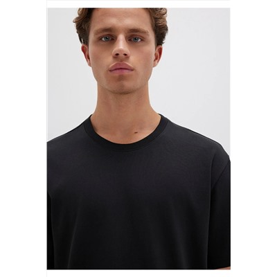 Mavi Siyah Basic Tişört Loose Fit / Bol Rahat Kesim 066249-900