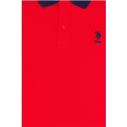 Erkek Kırmızı Polo Yaka Tişört