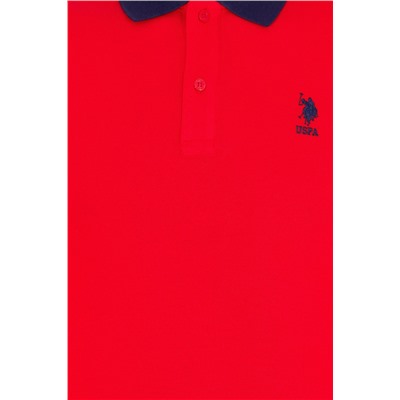 Erkek Kırmızı Polo Yaka Tişört