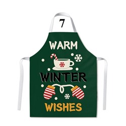 Фартук с новогодним принтом 65*75 см