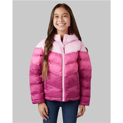 KIDS' HOODED PUFFER JACKET