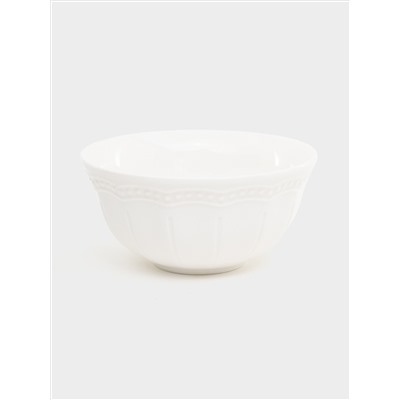 Салатник, 12 см, 0.3 л, белый, Elite