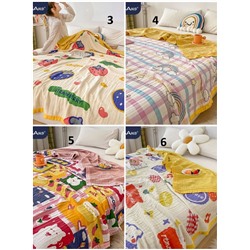 Нежное дышащее хлопково - марлевое одеяло