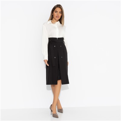 Юбка с имитацией многослойности, Местная знаменитость new (с поясом)