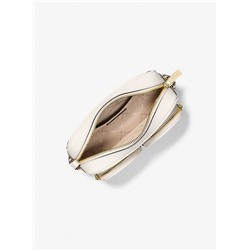 Michael Kors Outlet Jet Set Travel Medium Leather Messenger Bag