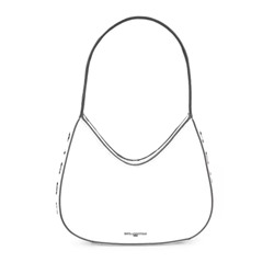 Karl Lagerfeld Paris Desi Leather Shoulder Bag