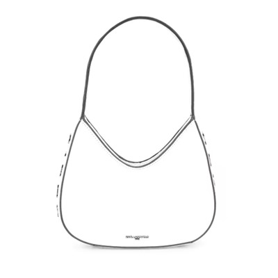 Karl Lagerfeld Paris Desi Leather Shoulder Bag