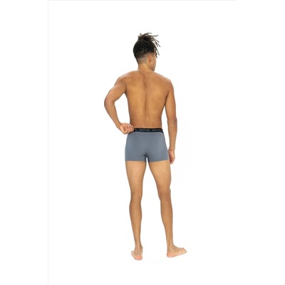 U.S. Polo Assn. Erkek Siyah - Antrasit - Baskılı 3'lü Boxer