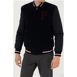 Erkek Lacivert Kaşe Mont