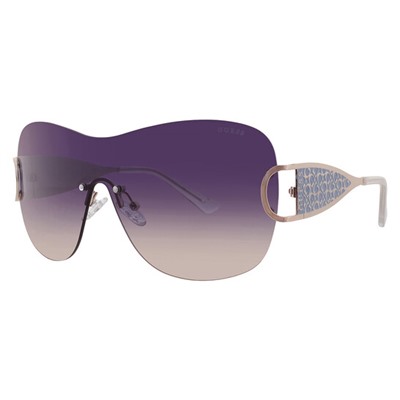 Guess Factory  Blue Gradient Shield Ladies Sunglasses