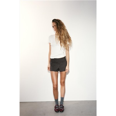 PATENT EFFECT BALLERINA SHOES WITH BUCKLES